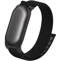 Merkloos Solidchoice – Verstellbares Nylon-Armband mit Gehäuse für Sprachrekorder