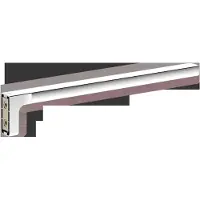 Keuco COLLECTION MOLL Handtuchhalter, 340 mm Tiefe, 1-armig, starr, verchromt, 12722010000