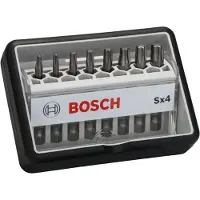 Bosch 8-tlg. Schrauberbit-Set, Robust Line, Sx T, Extra Hard-Ausführung