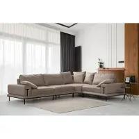 Xl Moebel Gmbh Stilvolles Ecksofa Beige Wohnzimmer Wohnlandschaft Designer L-Form Couch