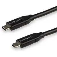 StarTech.com .com 3m USB-C-Schnellladekabel, Laden und Synchronisieren, 100W (5A) Power Delivery, USB 2.0, USB-IF-, Schwarz - USB C Ladekabel, 3 m, USB C, USB C, USB 2.0, 0,48 Gbit/s, Schwarz