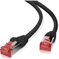 Helos Patchkabel Cat.6 GHMT AWG 27/7 schwarz 7,5 m