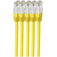 Shiverpeaks BS75711-H0.5Y-SET5, 0,5 m, Cat6, S/FTP (S-STP), RJ-45, RJ-45, Gelb