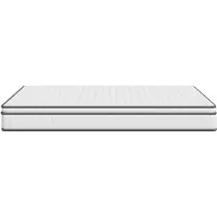 StarTech.com Taschenfederkernmatratze - Hotelkomfort Matratze - 90x200 cm - 25 cm hoch - Atmungsaktiv - Druckentlastend - Rollmatratze - Weiß