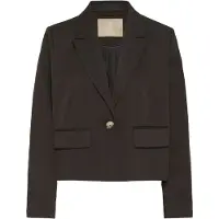 Culture Blusenblazer "Damen Blazer CUbelsie", Damen, Gr. 38, braun (coffee bean), Blazer Blusenblazer