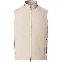 Hackett London für Herren. HM4000241 Windsor beige vest (L), Lässig, Polyester