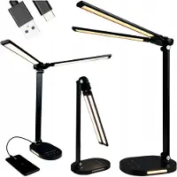 Berge LED Schreibtischlampe Leistungsstark Dimmbar 8W