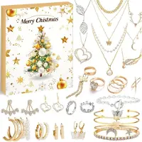 Sonstiges Schmuck Adventskalender 2026 für Damen & Mädchen mit 24 Überraschungen