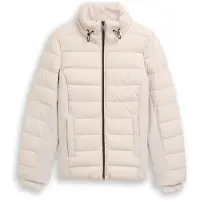 Tom Tailor Damen Hybrid Puffer-Jacke mit Mesh