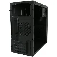 LC-Power 2015MB, Micro Tower, PC, Schwarz, ATX, Metall, Heimbüro