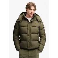 Superdry Steppjacke "PREMIUM RIPSTOP PUFFER JKT" mit Kapuze Kunstfaser, relaxed fit