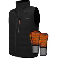 Lenz Heat Vest 3.0 + Pair of Heat Pads schwarz Mman/XLwoman