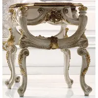 AEA Couchtisch Tisch Beistelltisch Wohnzimmertisch Holz Royal Beistell Barock Tische