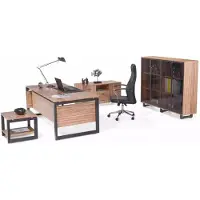AEA Büromöbel Schreibtisch Kommode Aktenschrank Couchtisch Einrichtung 4tlg.