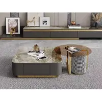 AEA Wohnzimmer Möbel Luxus Grau Couchtisch Design Tisch Kaffee Tische
