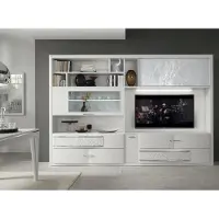 AEA Wohnwand rtv Wand Schrank Sideboard Fernseh Kommode Holz Design Modern Möbel