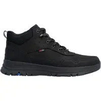Rieker Herren Stiefelette Nubukleder Schwarz/schwarz/schwarz