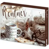 Itenga Adventskalender Rentner mit Frühstücksartikeln - Motiv Tasse
