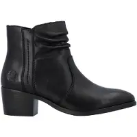 Rieker Damen-Schuhe aus Naturleder in Schwarz, Modell 7395300BLKXXA