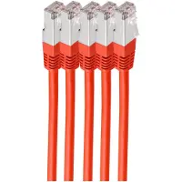Shiverpeaks BS75711-H0.5R-SET5, 0,5 m, Cat6, S/FTP (S-STP), RJ-45, RJ-45, Rot