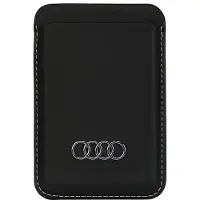Audi AU-MSCH-Q3/D1-BK Kunstleder Brieftasche Kartenfach Schwarz, schwarz, modern, Minimalistisch