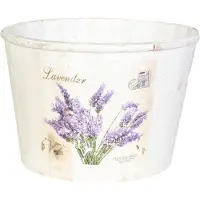 Goliat Dekorative Lavendel-Abdeckung - Weißer Eimer