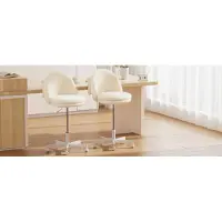 StarTech.com Bürostuhl - Schreibtischstuhl - Höhenverstellbar - 360° Drehbar - Ergonomische Rückenlehne - Ohne Armlehnen - Rollen - Teddy-Samtbezug - Rosa