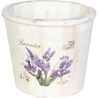 Goliat Dekorativer Lavendeleimer, weiß, 16 cm