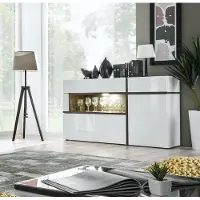 AEA Kommode Designer Modern Wohnzimmer Luxus Holzkommode Weiß Möbel