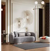 Xl Moebel Gmbh Moderne Design Grau Couch Sofa 4er Sitz Polster Sofa Möbel Hocker