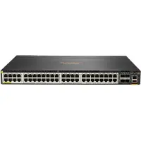 HP Aruba Networking CX 6300M 48-port Smart Rate 1/2.5/5GbE Class 6 PoE and 4-port SFP56 Switch, Managed, L3, Power over Ethernet (PoE), Rack-Einbau, 1U