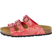 Lico Sandale "Bioline", Damen, Gr. 39, rot (rot, orange), Obermaterial: 100% Synthetik synthetic., Schuhe Sandale