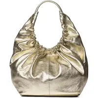 Marc Ellis Damenhandtasche Echtleder Modell Novara Nova Platinum Gold UNICA 39x24x15 cm KATRINA_SA-GOLD