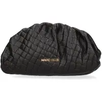 Marc Ellis Zelia Lux Handtasche aus echtem Leder gesteppt Italy Cielo e Argento UNICA 24x15x19 cm DENIA_PLOT-CIELO-SILVER