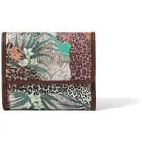 Braccialini Damenbrieftasche Macao-Fantasie Reißverschluss und Druckknopf Multicolored UNICA 11x8.5x4 cm B17386-UNICO