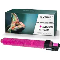 Evoke Kompatible Tonerkartusche für den Ricoh-Drucker MPC-2000, 2500, 3000M, 888642, 884948, 842032, Magenta, 15.000 Seiten, kompatibel mit Aficio MP C2000, C2500, C3000