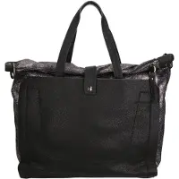 Gave Lux Rosella Handtasche Ecopelle Blau Doppelgriff mit Mittlerer Reißverschluss Blu UNICA 40x27x13 cm