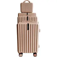 Markenlos Hartschalenkoffer Set von 4 Leandra in Rosa