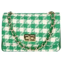 Gave Lux Aurélie Schultertasche Damen Baumwolle Orange Handgefertigt Italy UNICA 19.5x12x8.5 cm