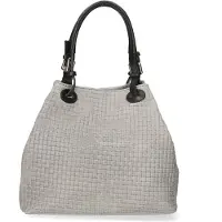 Gave Lux Araminta Shopper aus gewebtem Wildleder Verstellbare Griffe und Schulterriemen Taupe Mediun UNICA 32x29x17 cm