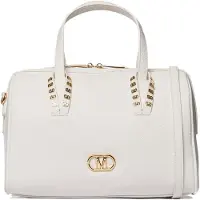 Marc Ellis Handtasche Creme und Gold mit Reißverschluss Zeitlose Eleganz Rosa antico UNICA 32x21.5x11 cm YAMUR_GR-NUDE
