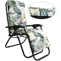 StarTech.com Sonnenliegenauflage - Liegestuhlpolster - 170 x 23 x 8 cm - Polyester - Jacquard - Farbe G - Stuhl nicht enthalten