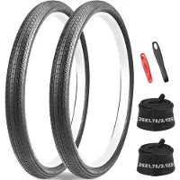 Merkloos Solidchoice – Set mit 2 Fahrradreifen, 20/24/26 x 1,75 Zoll, für Mountainbikes und Citybikes