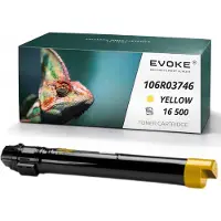 Evoke Toner-Kompatibilkartusche für den Drucker Xerox C7020 106R03746, Gelb, 16.500 Seiten, kompatibel mit VersaLink C7020, C7020DN, C7025, C7025DX und C7030
