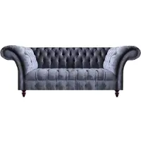 AEA Chesterfield Moderne Wohnzimmer Textilcouch Designer Stoffsofas Möbel