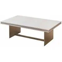 AEA Stilvoller Beiger Couchtisch Wohnzimmer Kaffeetisch Designer Holz Möbel