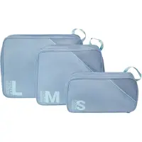 American Tourister Packsack Packing Cubes S / M / L Stone Blue / Blue blaugrau