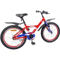 vidaXL Kinderfahrrad 18 Zoll für 5-7 Jahre alt Rot