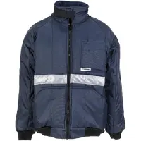 Planam Kühlhaus Blouson marine, Innenfutter rot XL XXL