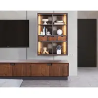 AEA Designer Wohnwand Modern Design Wohnzimmer Luxus Möbel Wand Regale